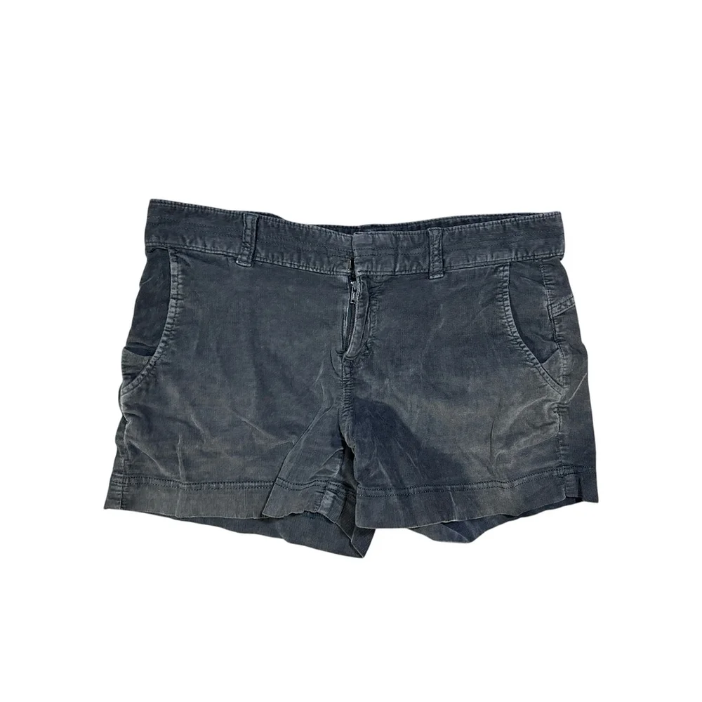 Athleta Gray Corduroy Shorts Size 4